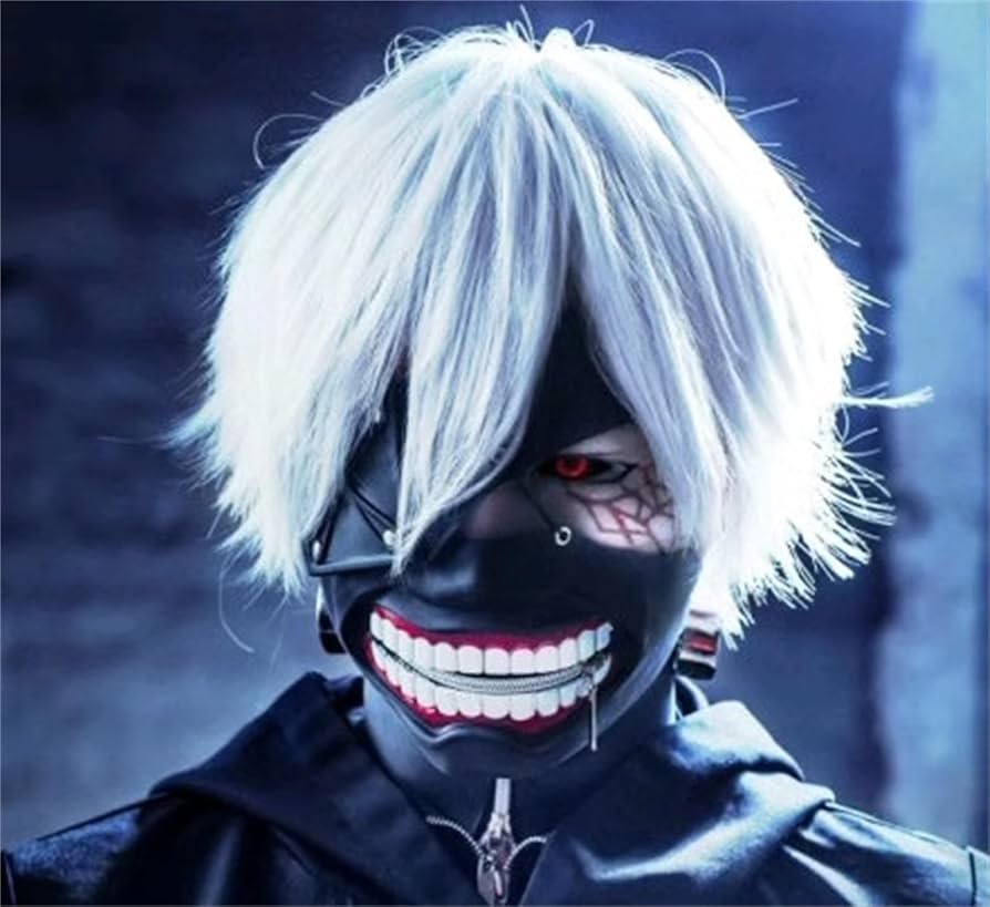 (XL) 東京喰種 トーキョーグール 金木研 コスプレ 衣装 マスク Amazon.co.jp: 東京喰種 コスプレ マスク 金木研 トーキョー